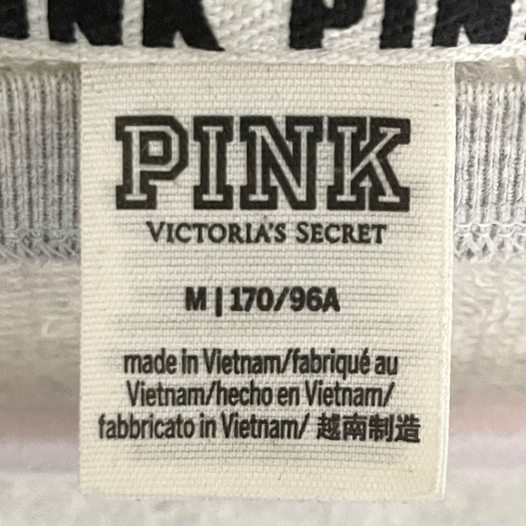 PINK Gray Purple Ombré pullover sweatshirt - Picture 4 of 5